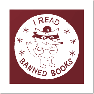 i read banned books Posters and Art